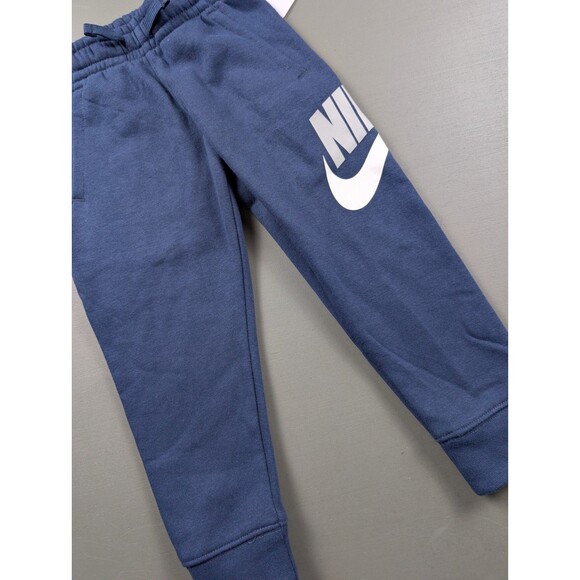 Nike Boys Sweatpants 4T Navy Blue Joggers Logo Pants NWT $42 - Picture 1 of 9
